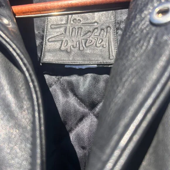Vintage Stussy Leather Jacket